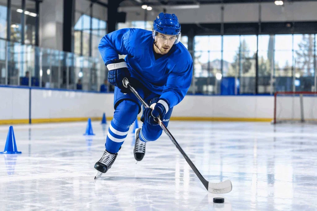 Hockey training session